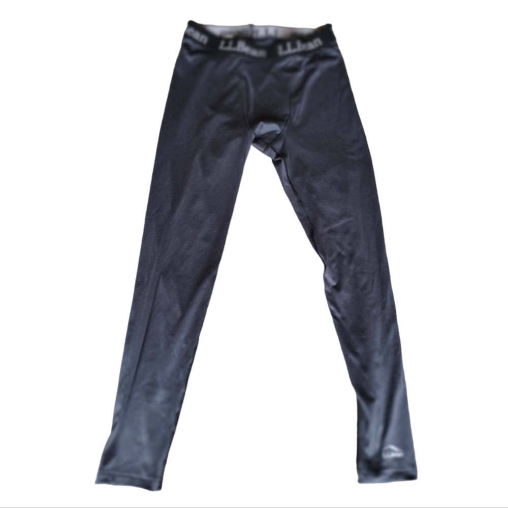 -L.L.Bean M Reg Gray Simple Soft Base Layer Long johns Pants